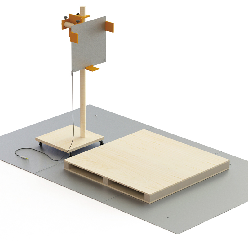 床置き型垂直結合板　MODEL：03-00034A製品画像