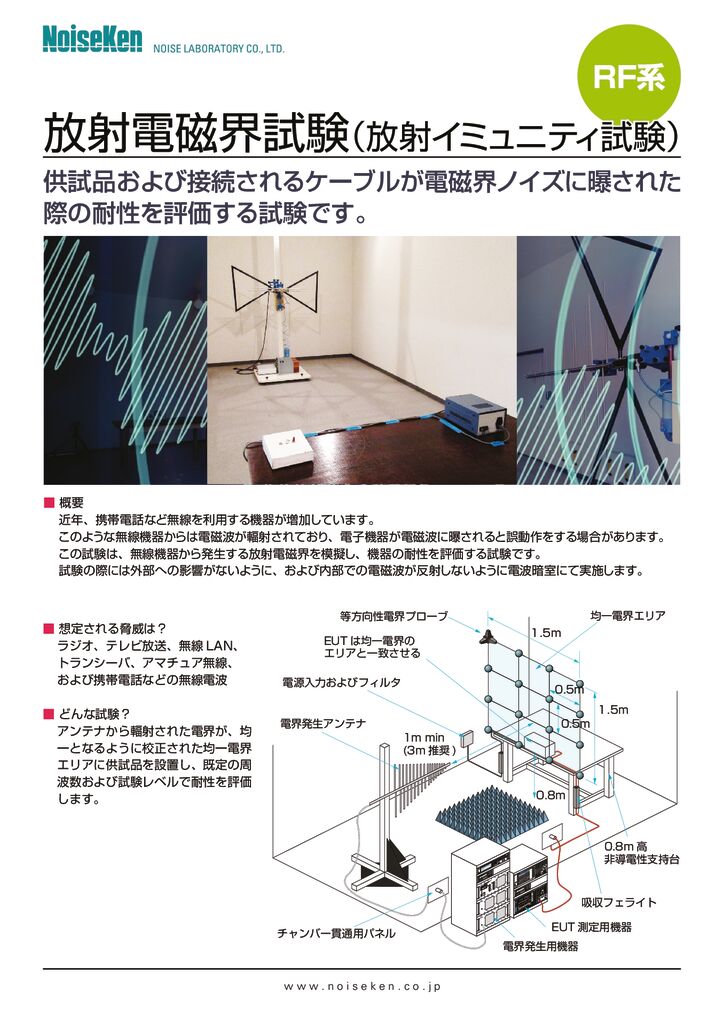 放射イミュニティ試験サムネイル