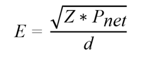 ISO11452-3電界強度の計算式